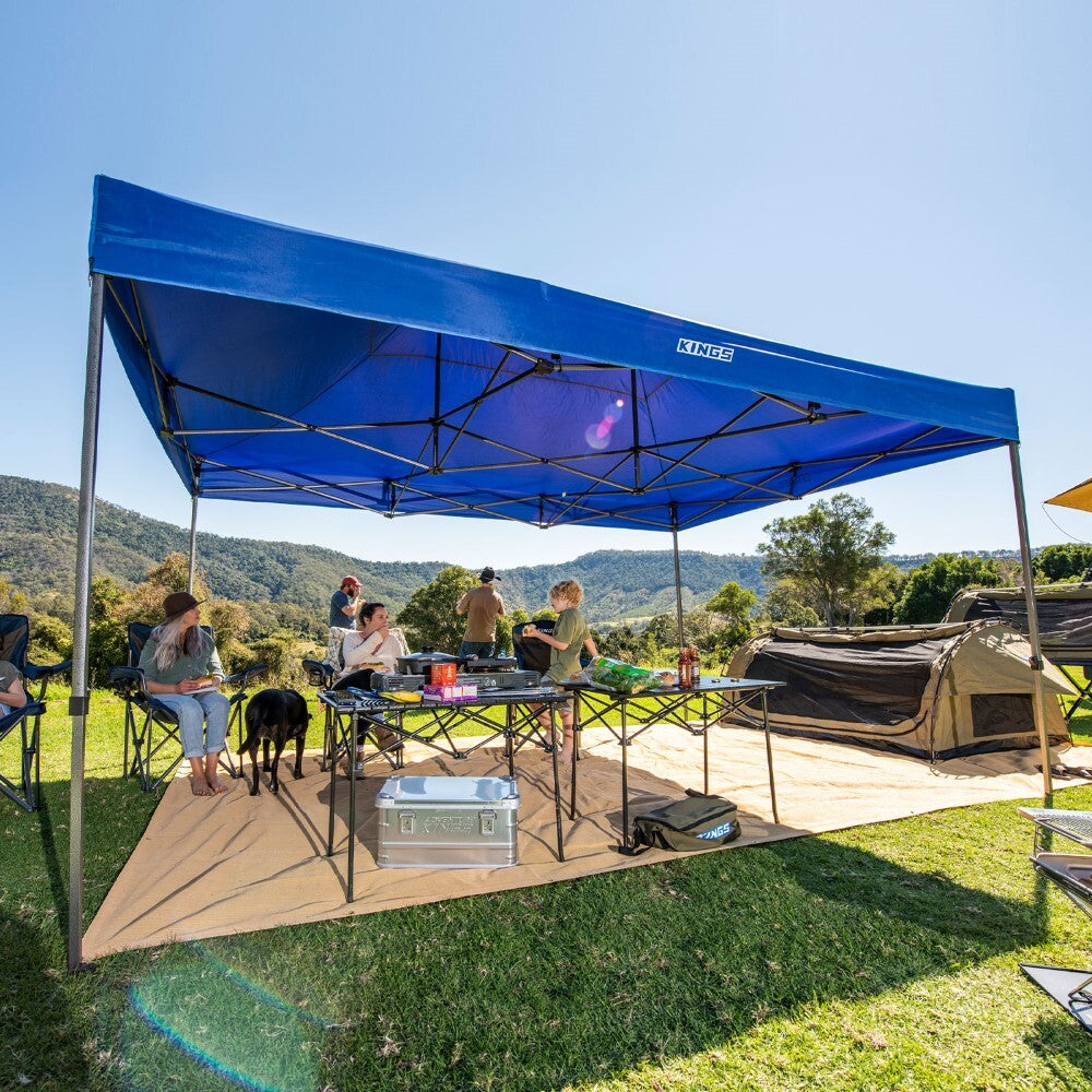 Kings 4.5 x 3 m Portable Gazebo Folding Pop up Heavy-Duty Steel Frame UPF50+