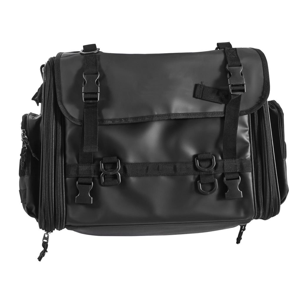 Uimoso Expandable Motorcycle Tail Bag with 40-60L Storage and Shoulder Strap