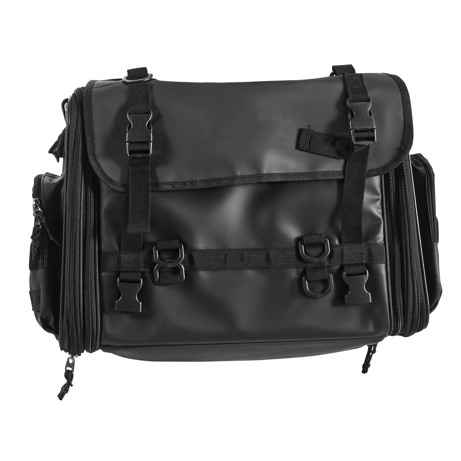 Uimoso Expandable Motorcycle Tail Bag with 40-60L Storage and Shoulder Strap