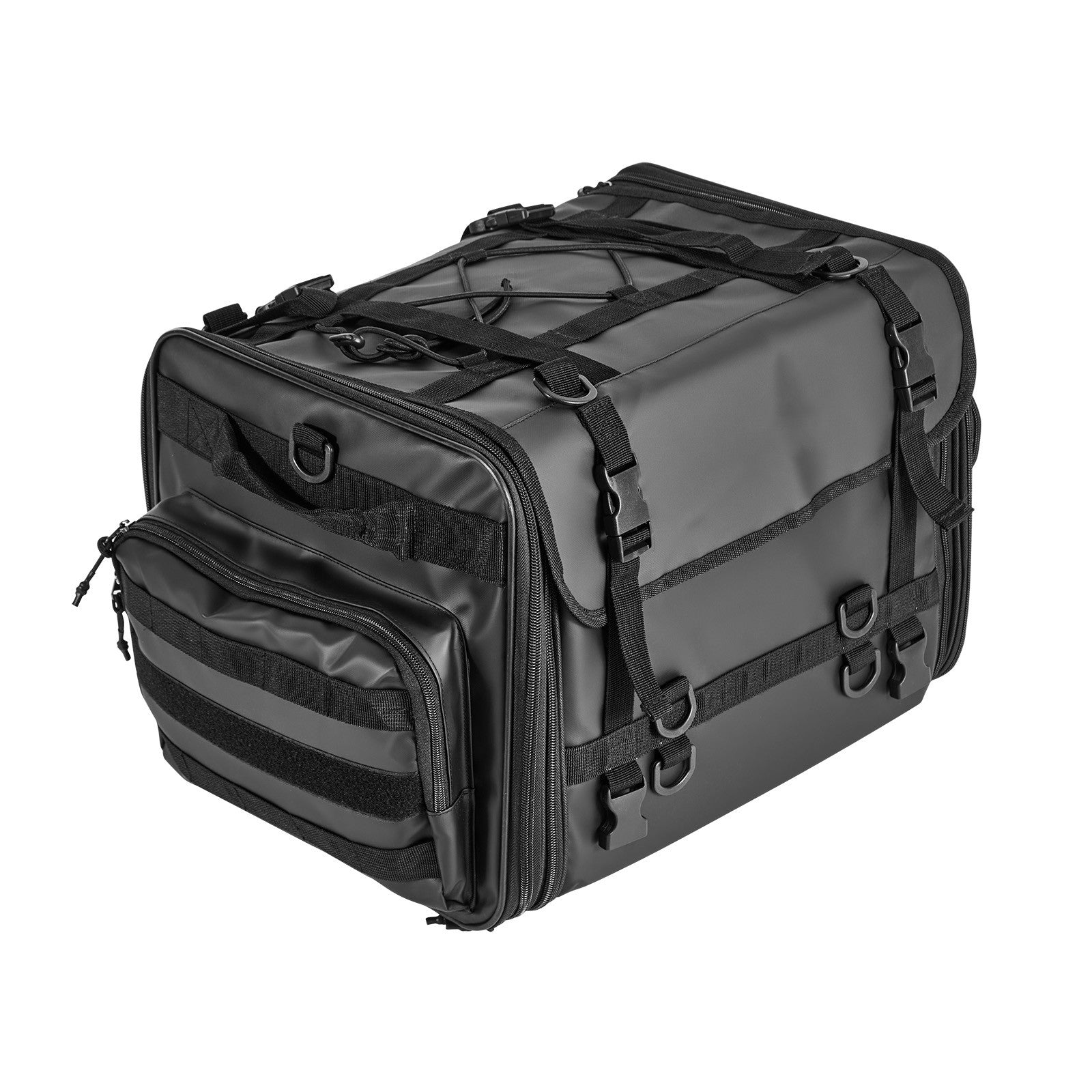 Uimoso Expandable Motorcycle Tail Bag with 40-60L Storage and Shoulder Strap