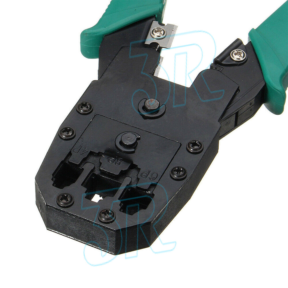 LAN Network Cable Tool Kit CAT5/6 Crimper RJ45 Tester Stripper Punch Down