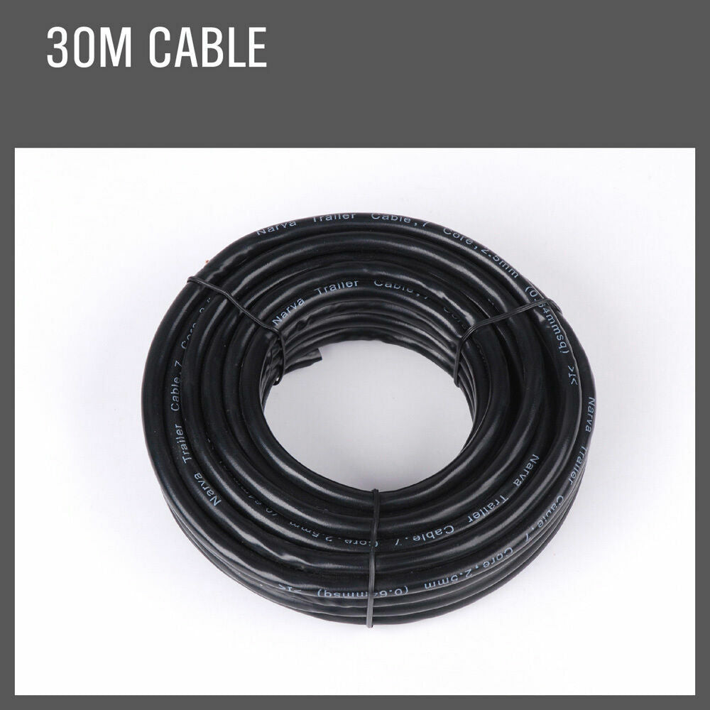 30M 5-Core Trailer Wire Cable – Automotive, Boat, Caravan PVC V90