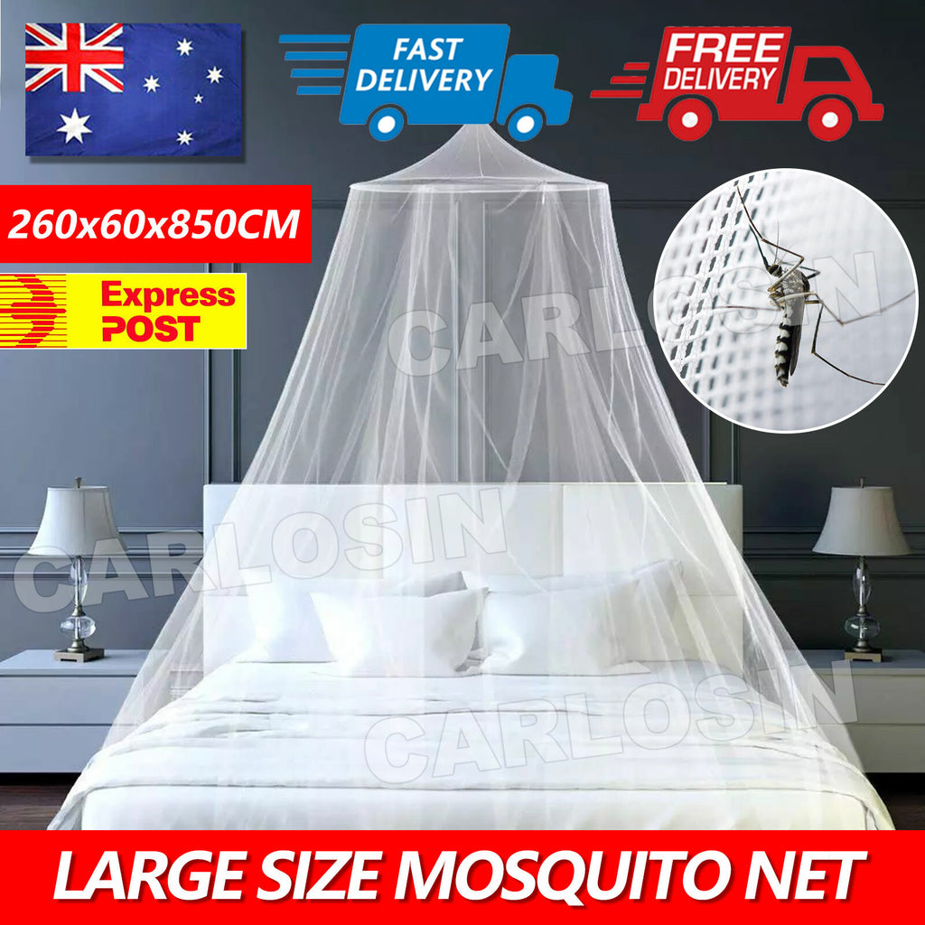 Mosquito Net Canopy Bed Curtain Insect Protection All Size Fit