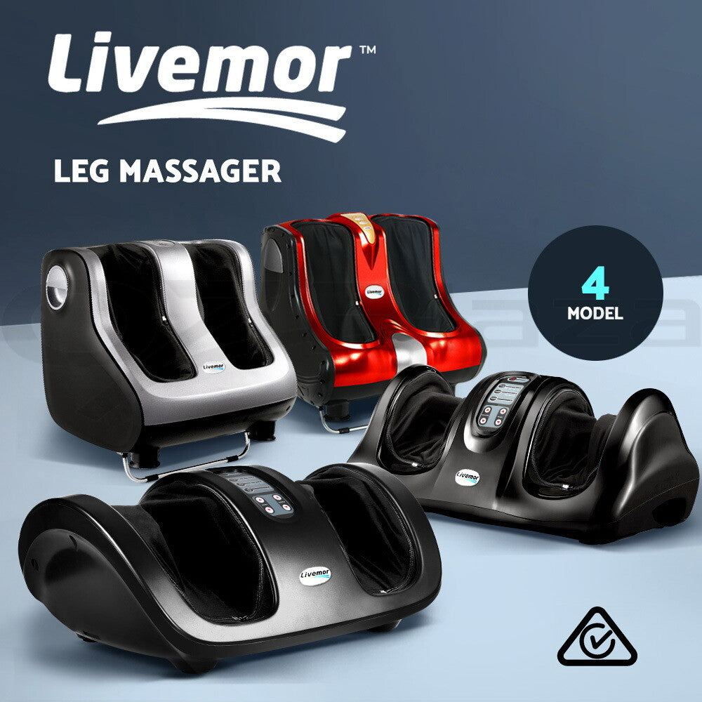 Foot Massager Ankle Calf Leg Kneading Roller Timer