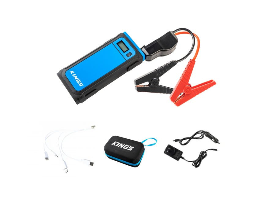 2x Adventure Kings 1000A Lithium Jump Starter 12v USB Charger Outlets LED Torch