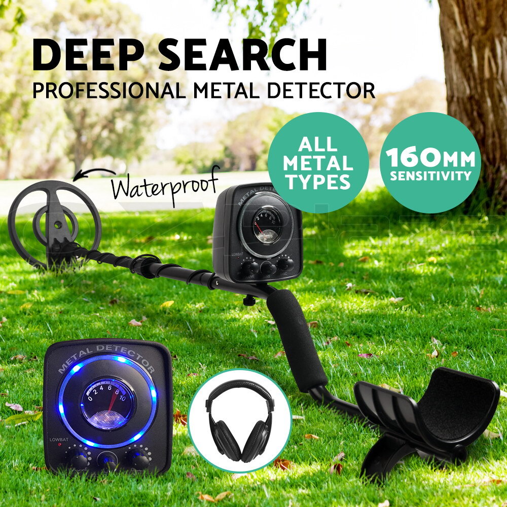 160mm Metal Detector Deep Sensitive Waterproof Gold Treasure Hunter