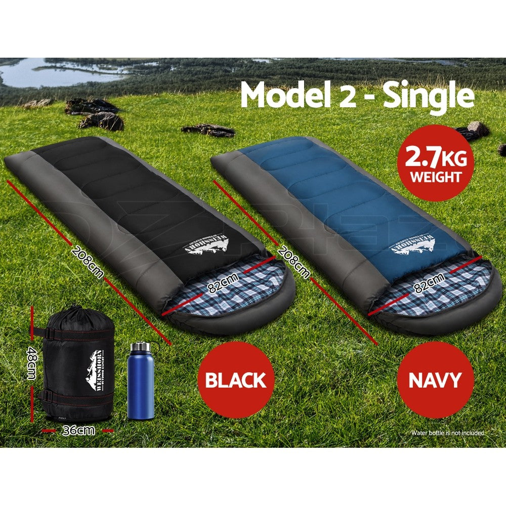 Weisshorn Sleeping Bag Bags Single Double Camping Hiking Tent Winter Summer