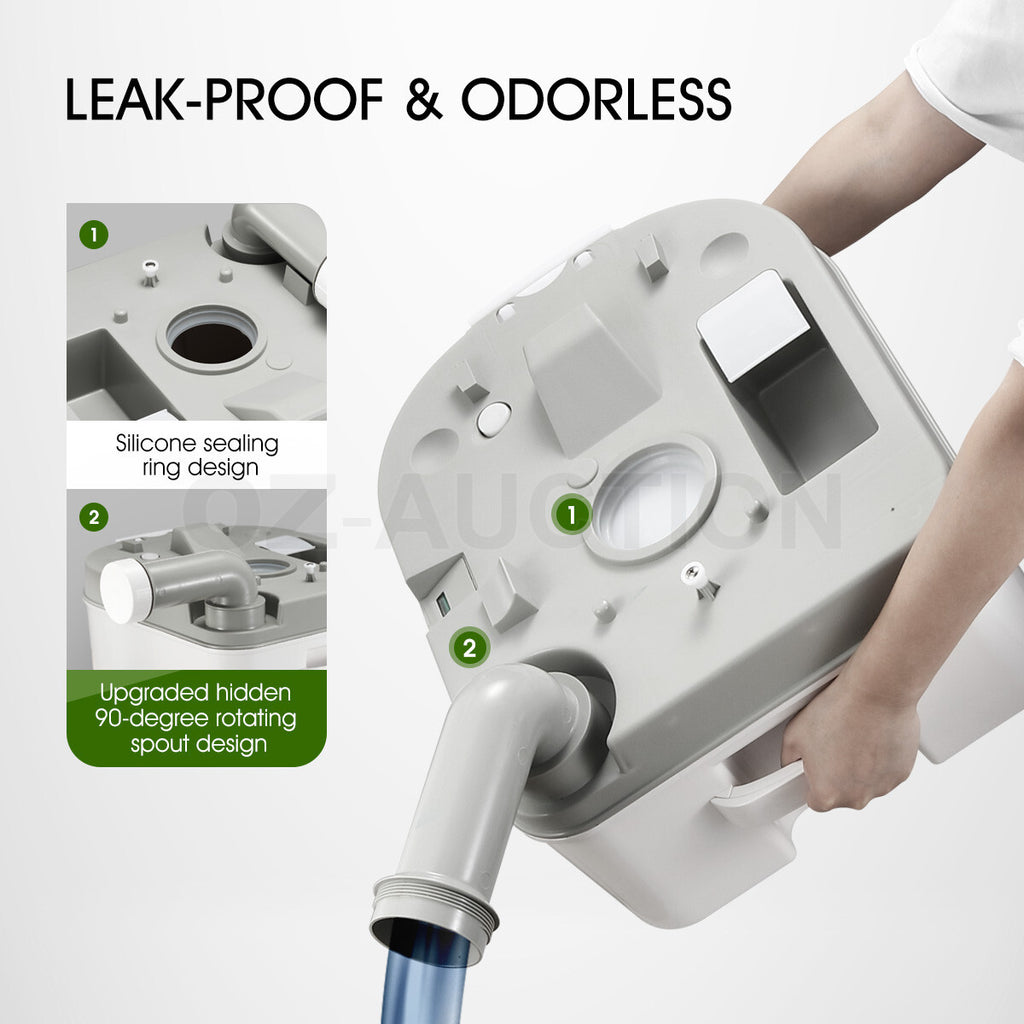 24L Portable Camping Toilet – Travel Potty for Caravan, Hiking & Boating