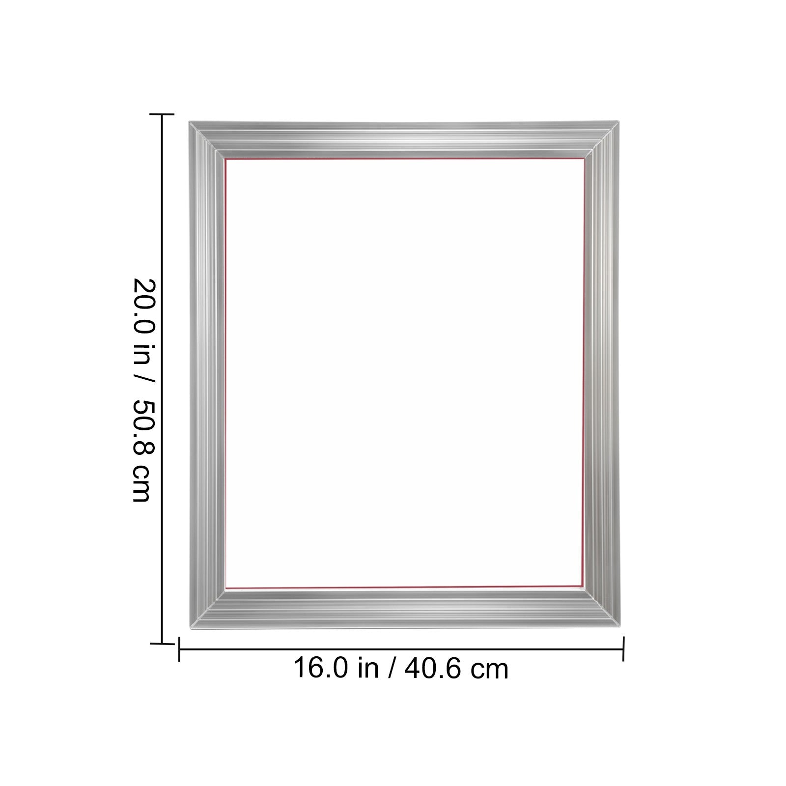 Uimoso Screen Printing Silk Screen Printing Frame 16x20in 110 Count Mesh 6pcs