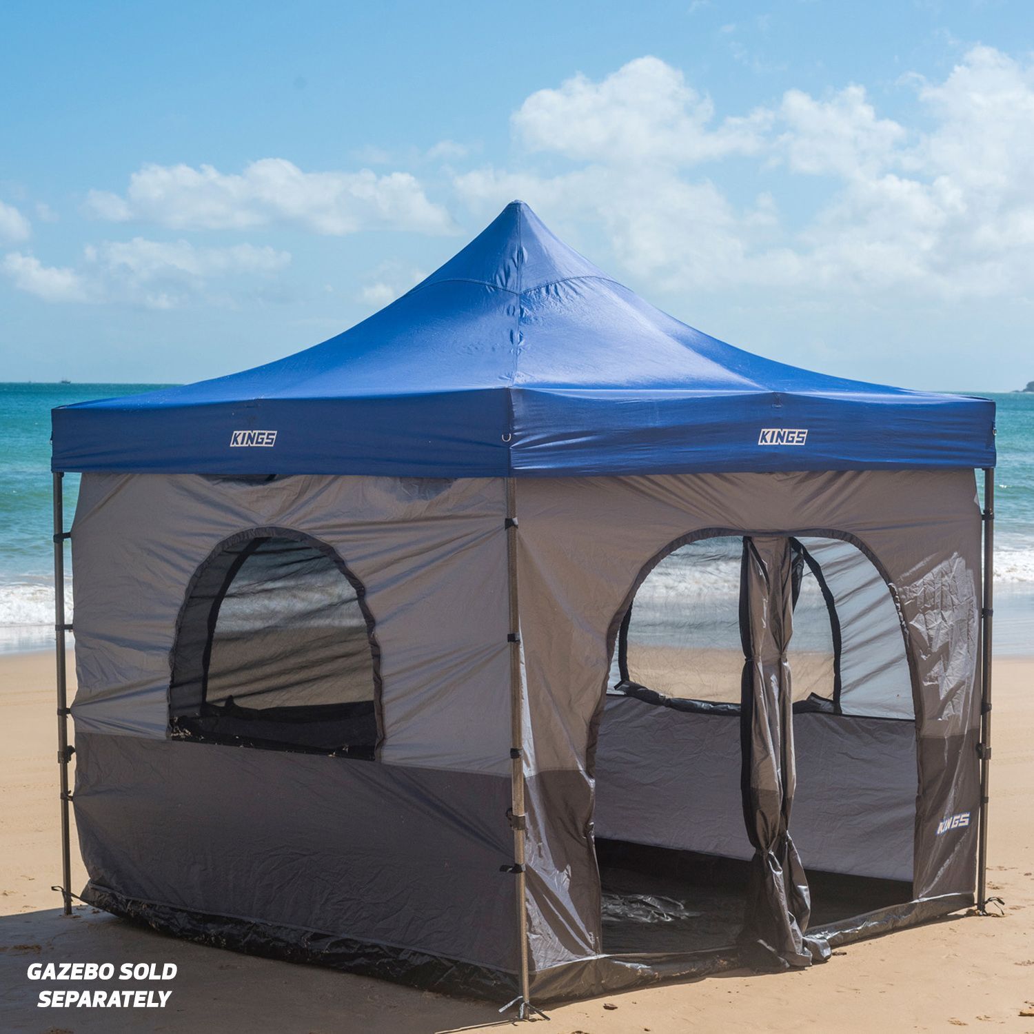 Adventure Kings Gazebo Camping Tent Weatherproof Mosquito Netting Outdoor Shade