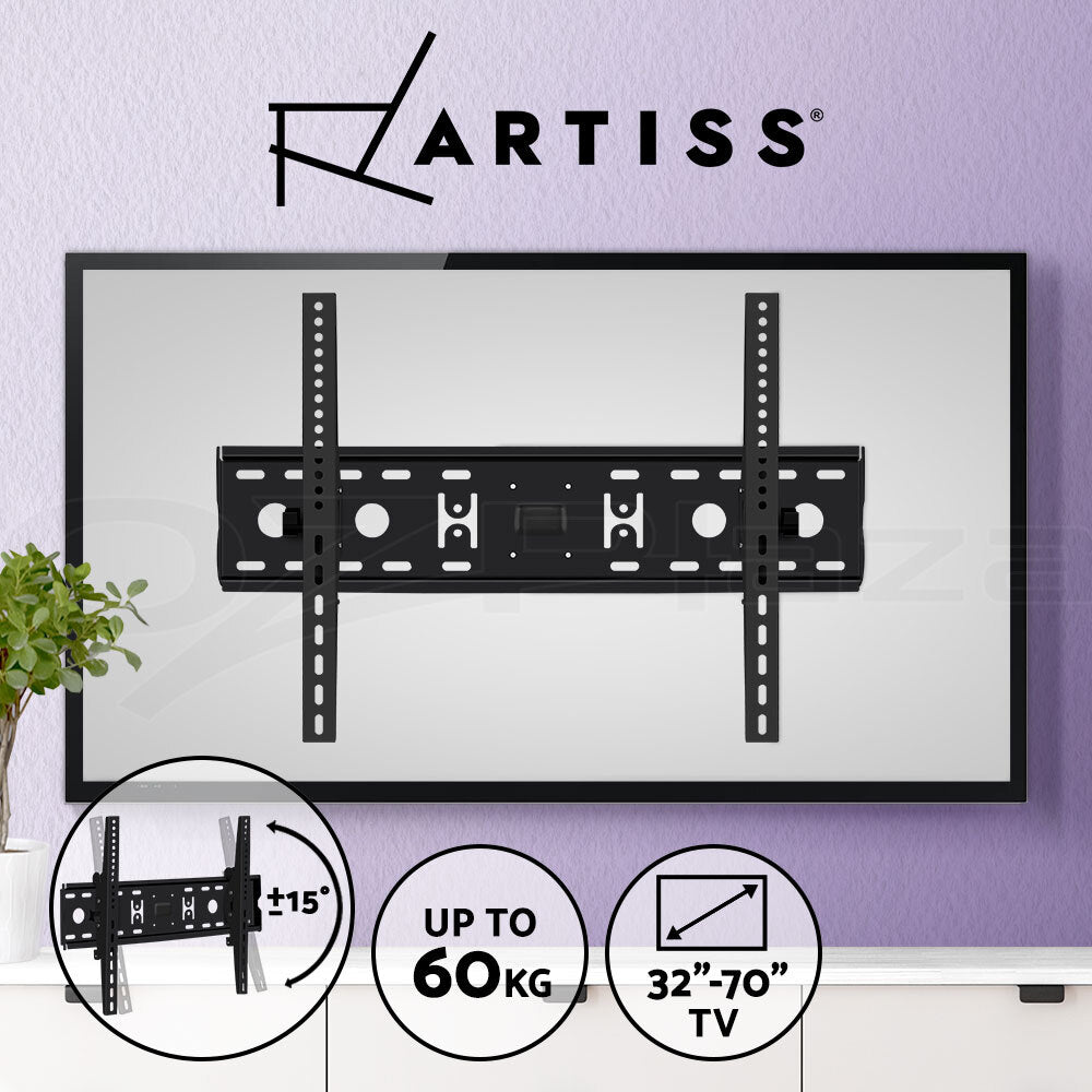 32–70" TV Wall Mount Bracket Slim Tilt Low Profile