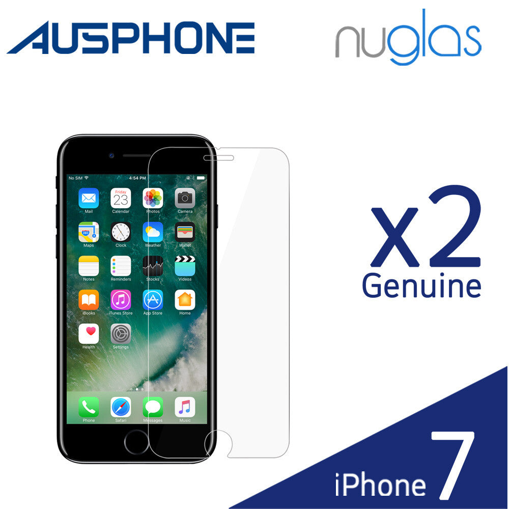 2x Tempered Glass Screen Protector for iPhone