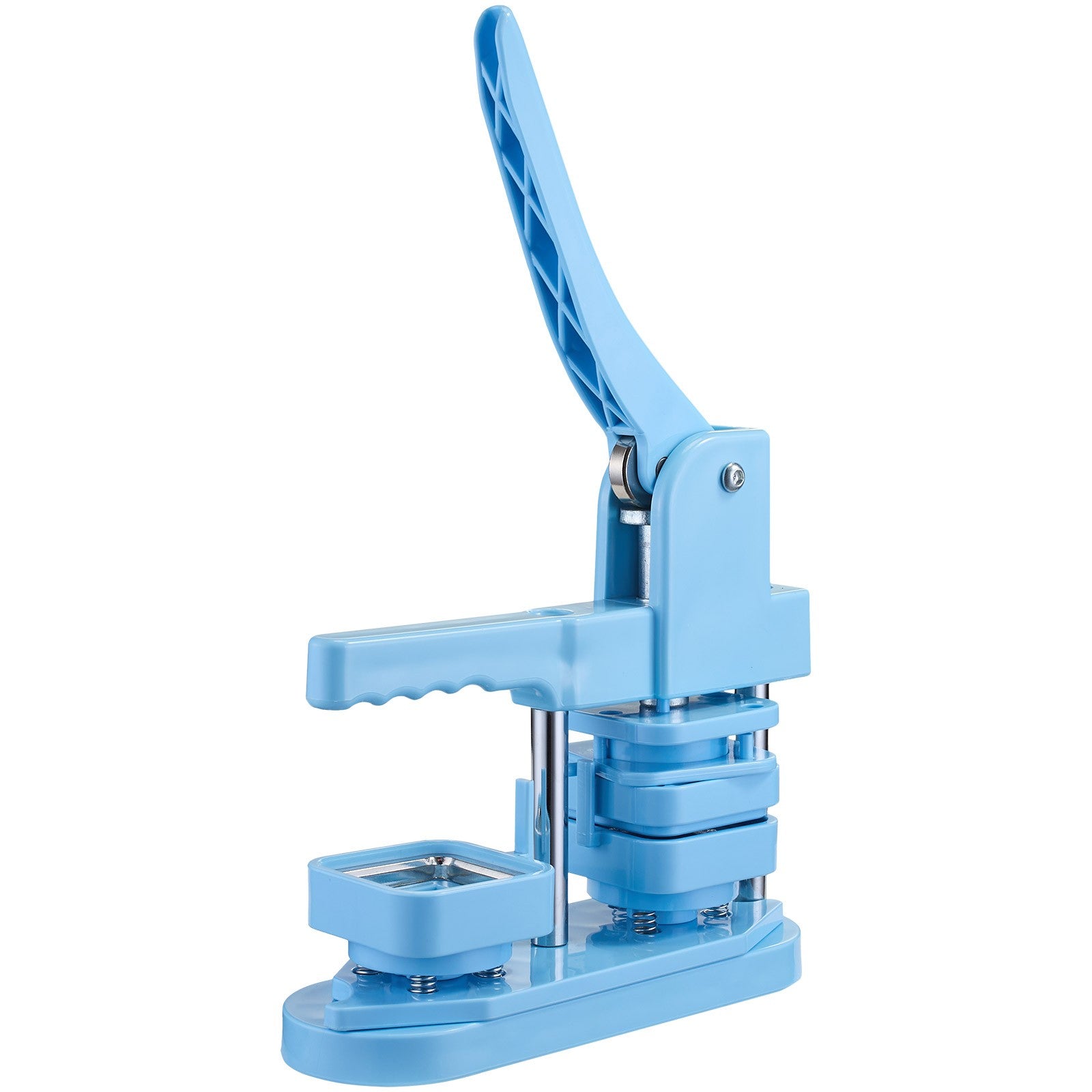 Uimoso Square Button Maker Machine with 50x50mm Mold and 100 Button Components