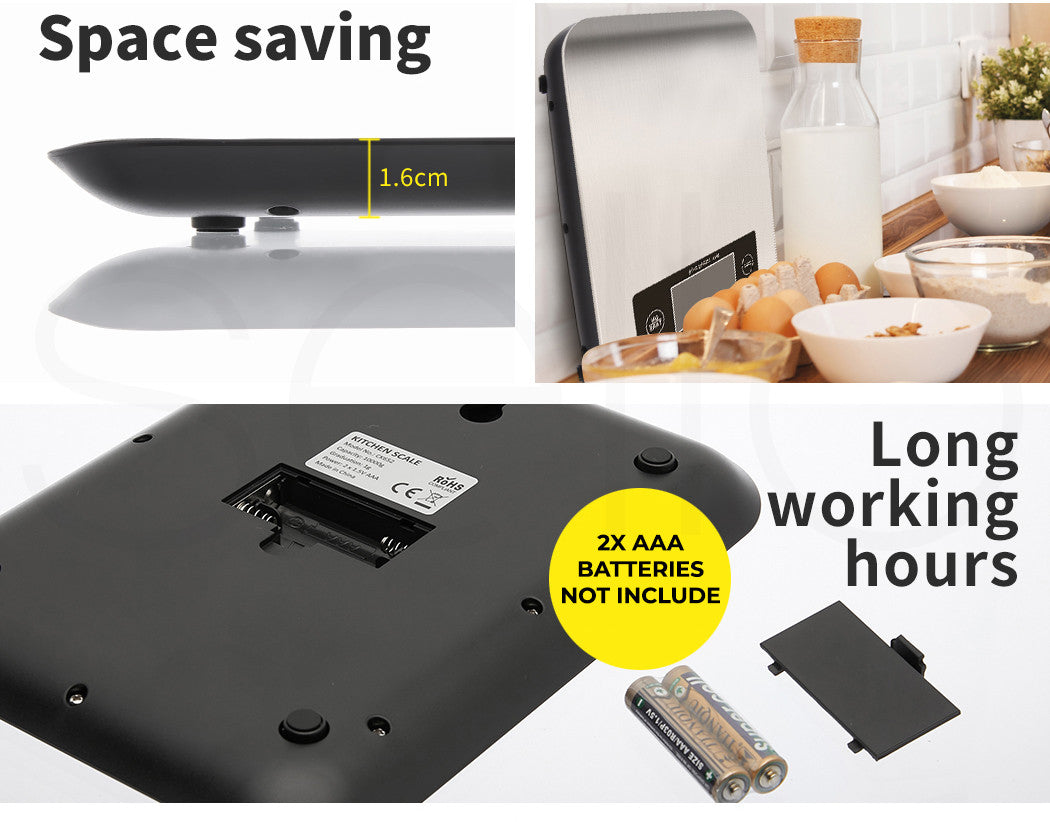 Digital Kitchen Scales – 10kg LCD Food & Postal Balance