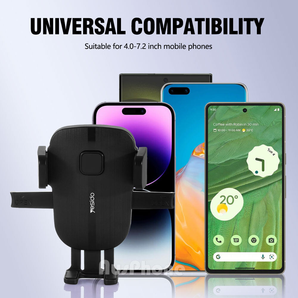 Car Phone Holder Vent Mount 360° Rotation for iPhone Samsung