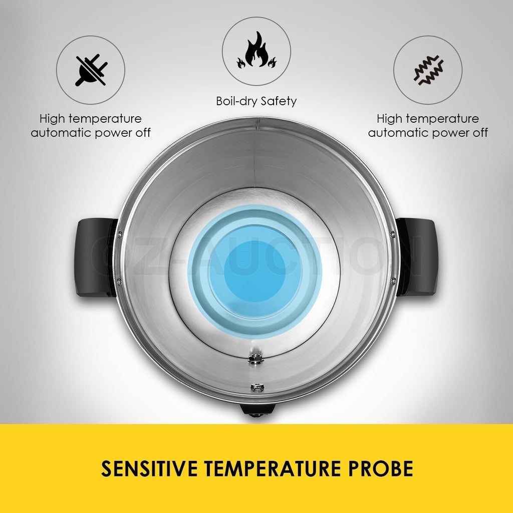 Maxkon 15L Hot Water Urn Instant Dispenser Boiler Dual Layer Stainless