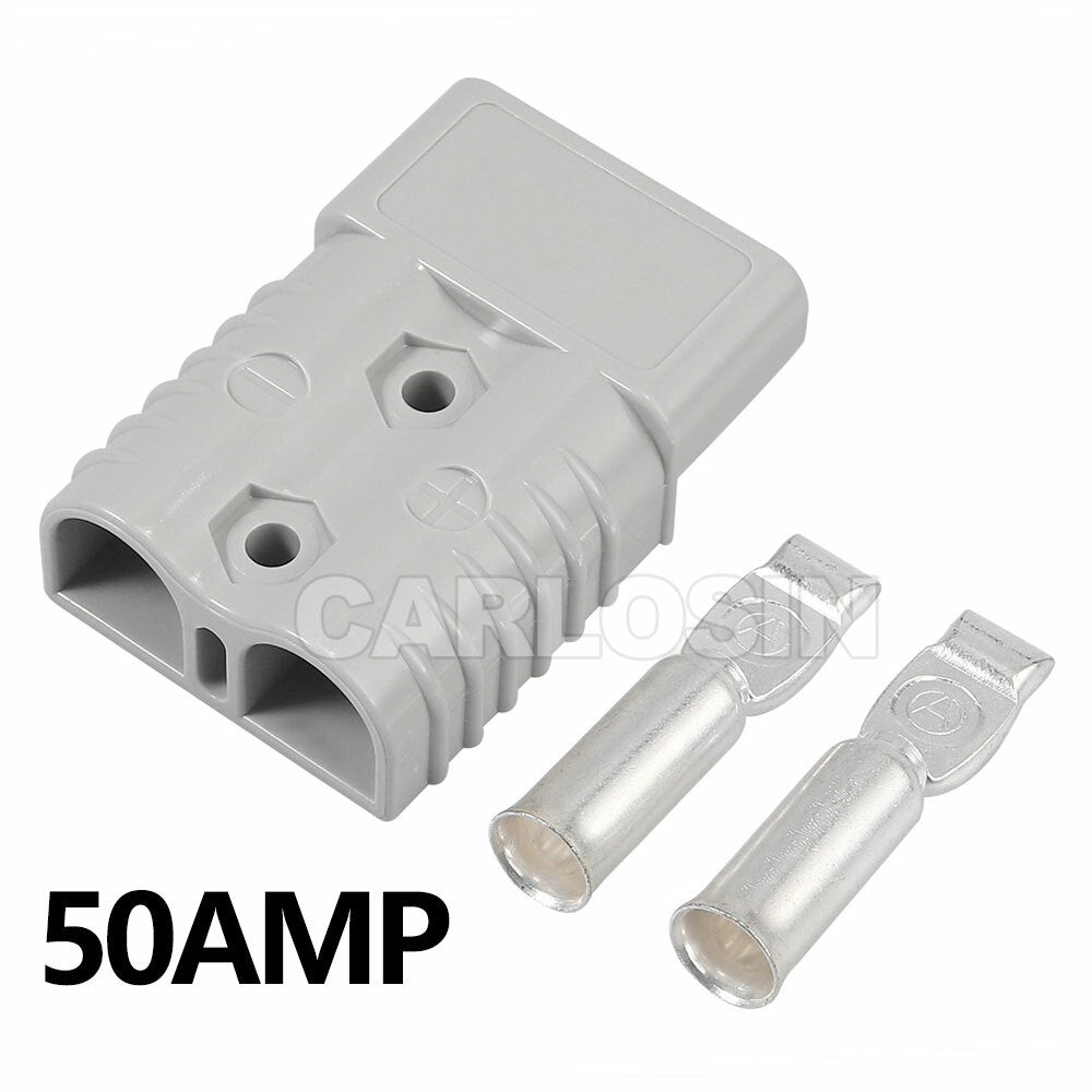 5x Anderson Style Plug Connectors 50AMP 12–24V DC Power 6AWG