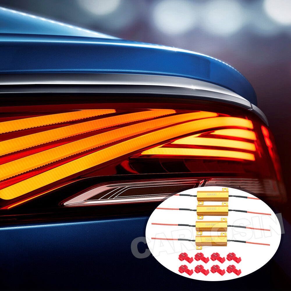 4PCS 50W Load Resistor LED Decoder Turn Signal Hyper Flash Fix
