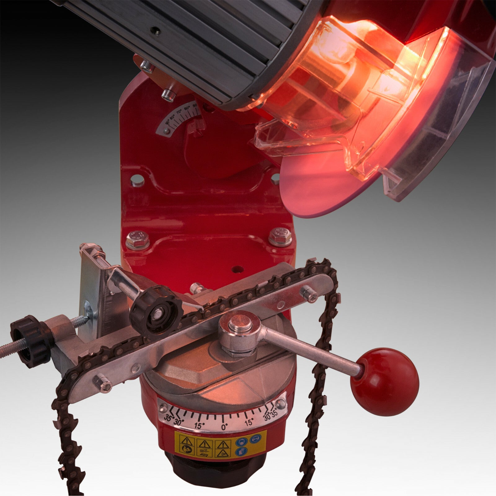 Swarts 350W Chainsaw Sharpener – Electric Alloy Chain Grinder Bench Tool