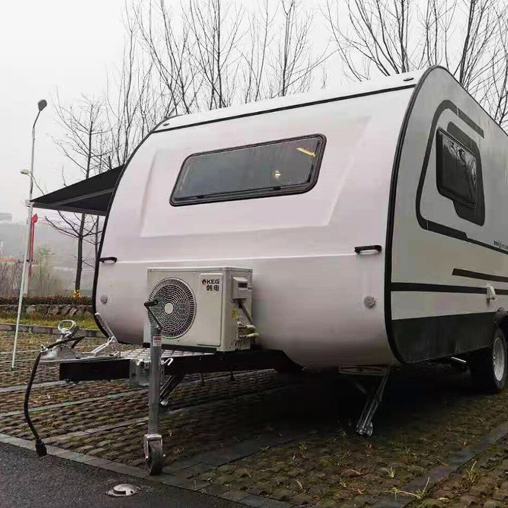 8" Jockey Wheel – Swing-Up Swivel Nylon Trailer Caravan Boat 1500LB