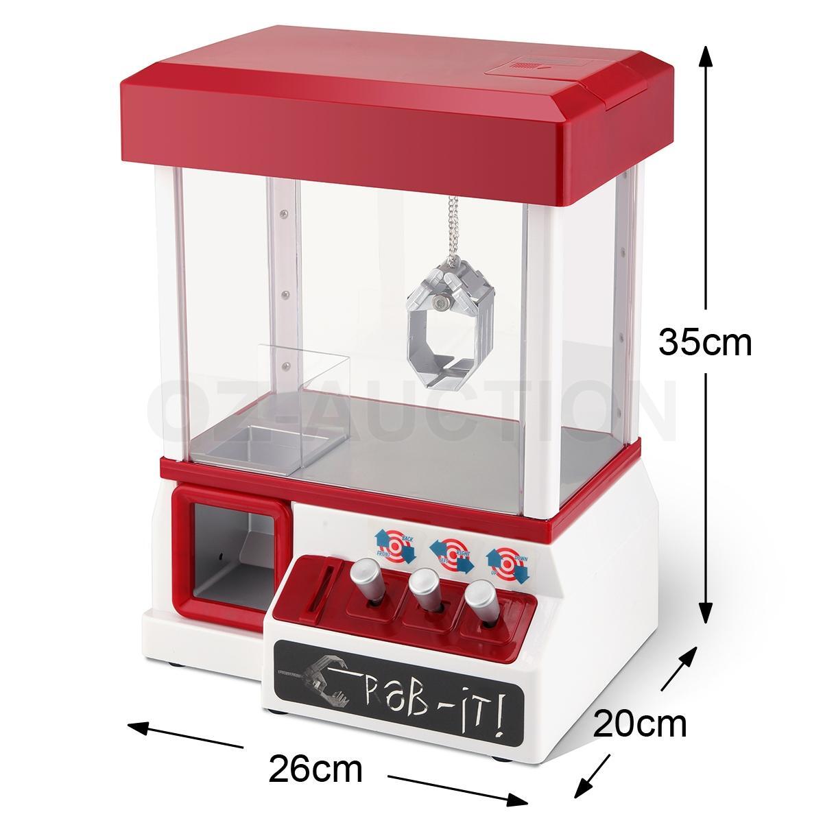 Carnival Arcade Claw Machine – Candy Grabber Prize Game for Kids