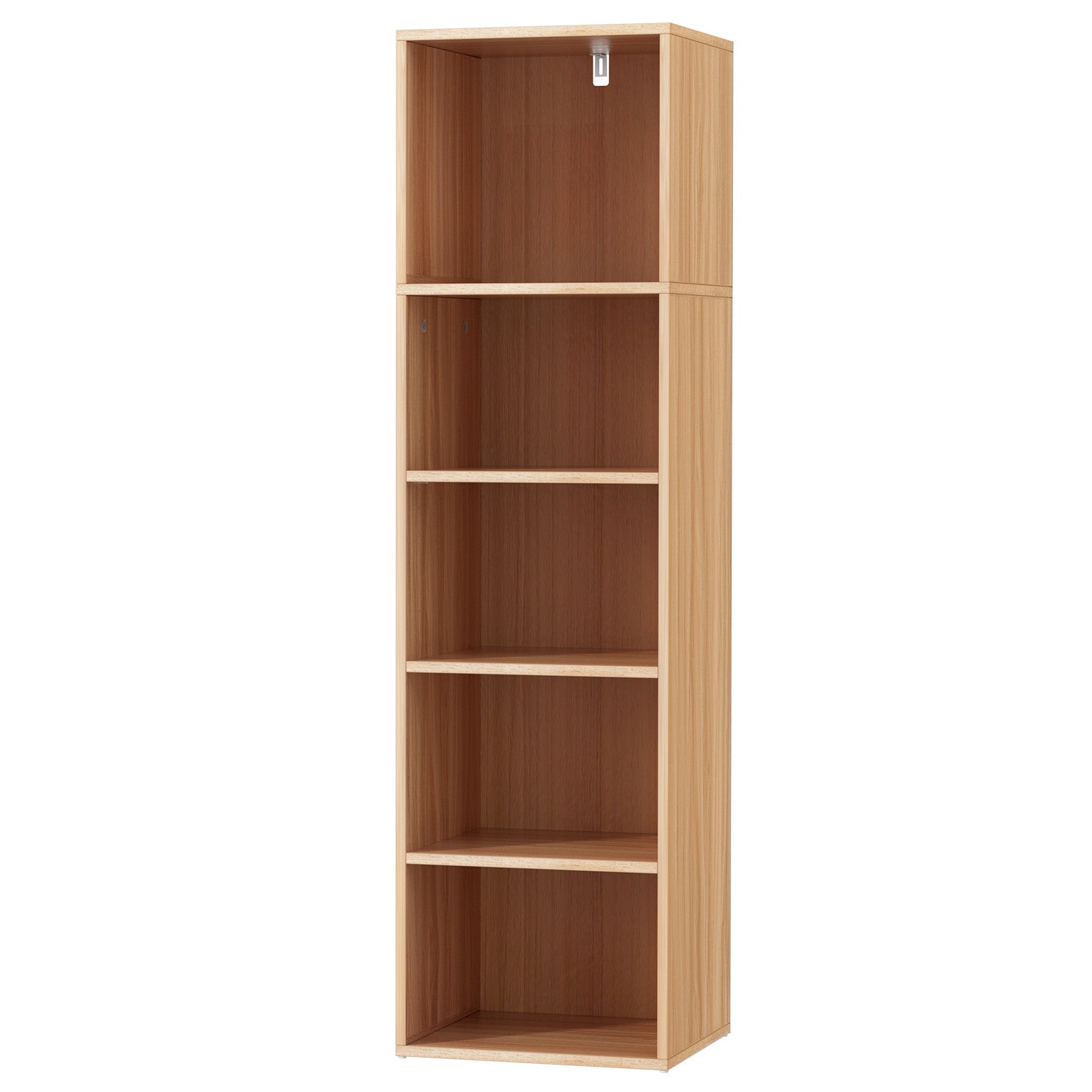 5 Tier Cube Bookshelf Display Book CD DVD Storage Pine