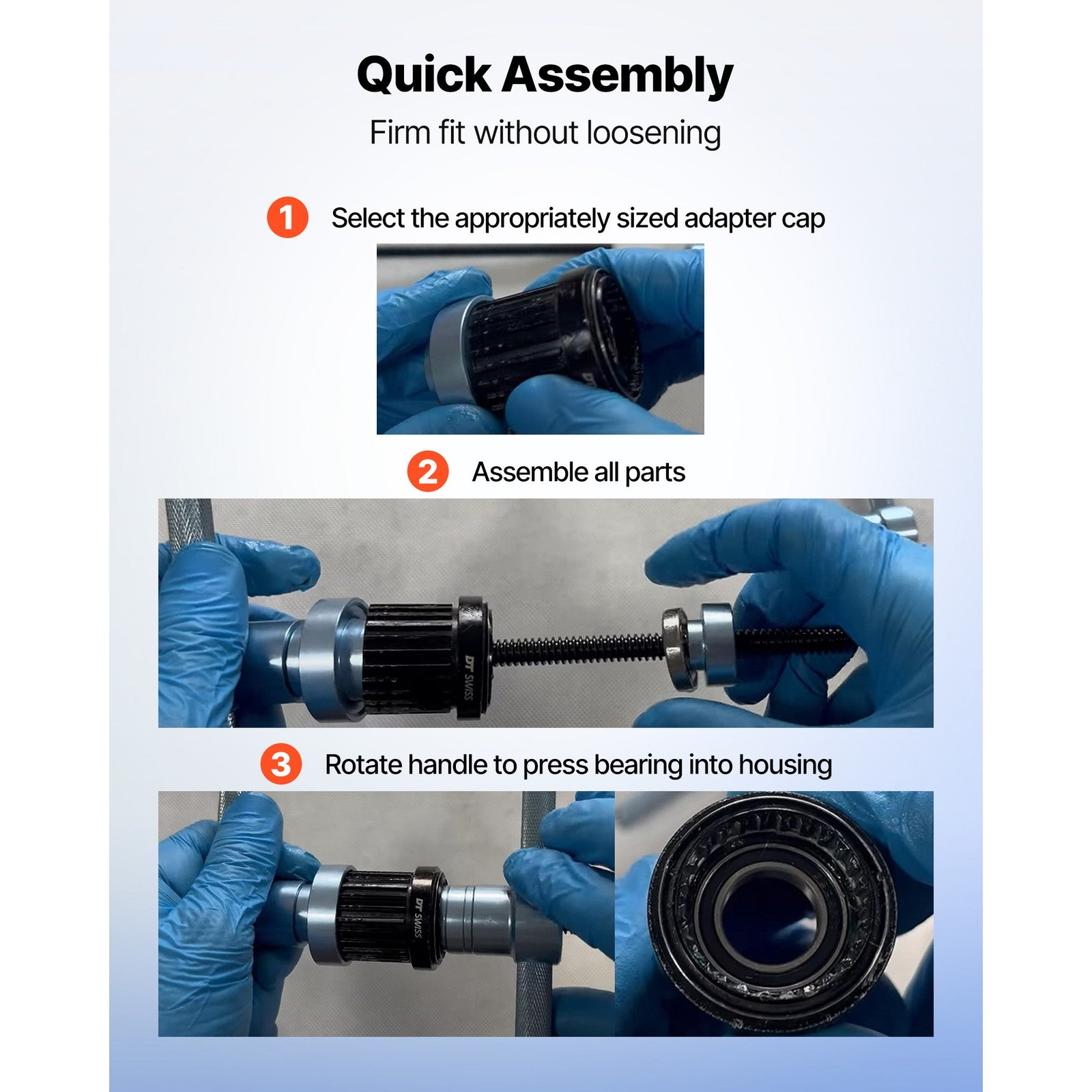 Uimoso Bearing Press Kit Bushing Bearing Seal Driver Removal Tool Set 25Pcs Case