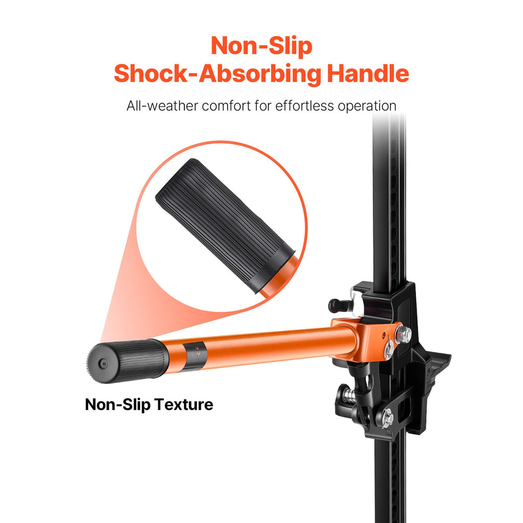 Uimoso 122cm Off-Road Farm Jack Hoist with Base, 3.18 T High Lift for Tractors