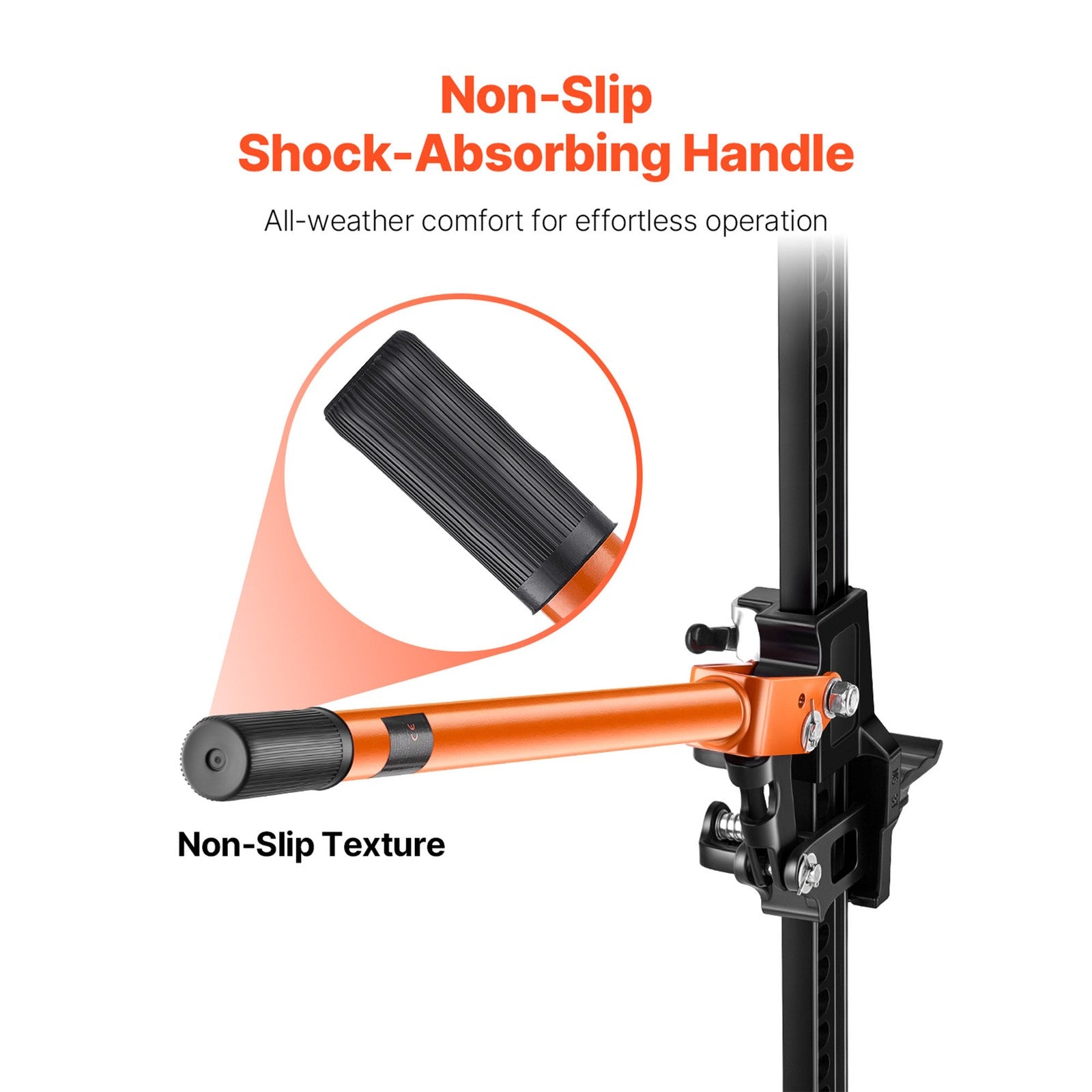 Uimoso 122cm Off-Road Farm Jack Hoist with Base, 3.18 T High Lift for Tractors