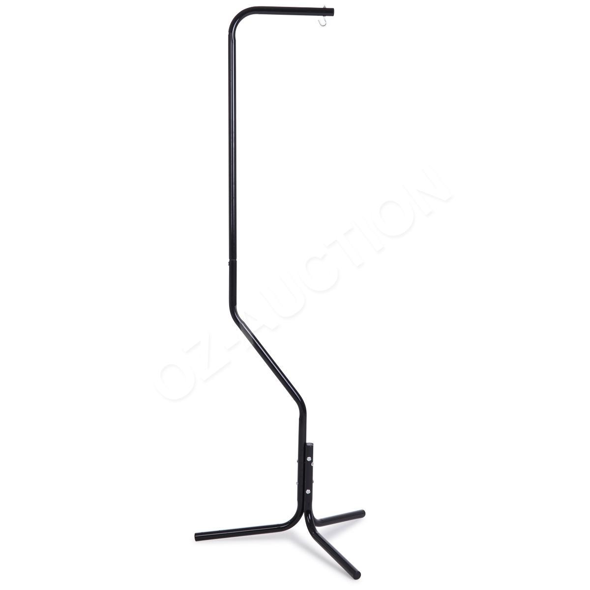 162cm Black Iron Tube Bird Cage Hanger Stand with 3-Leg Support