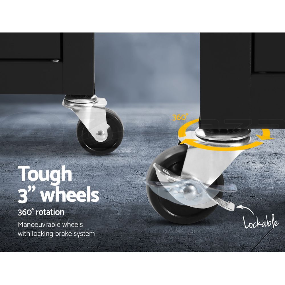 Drawer Tool Box Chest Cabinet Trolley Garage Storage