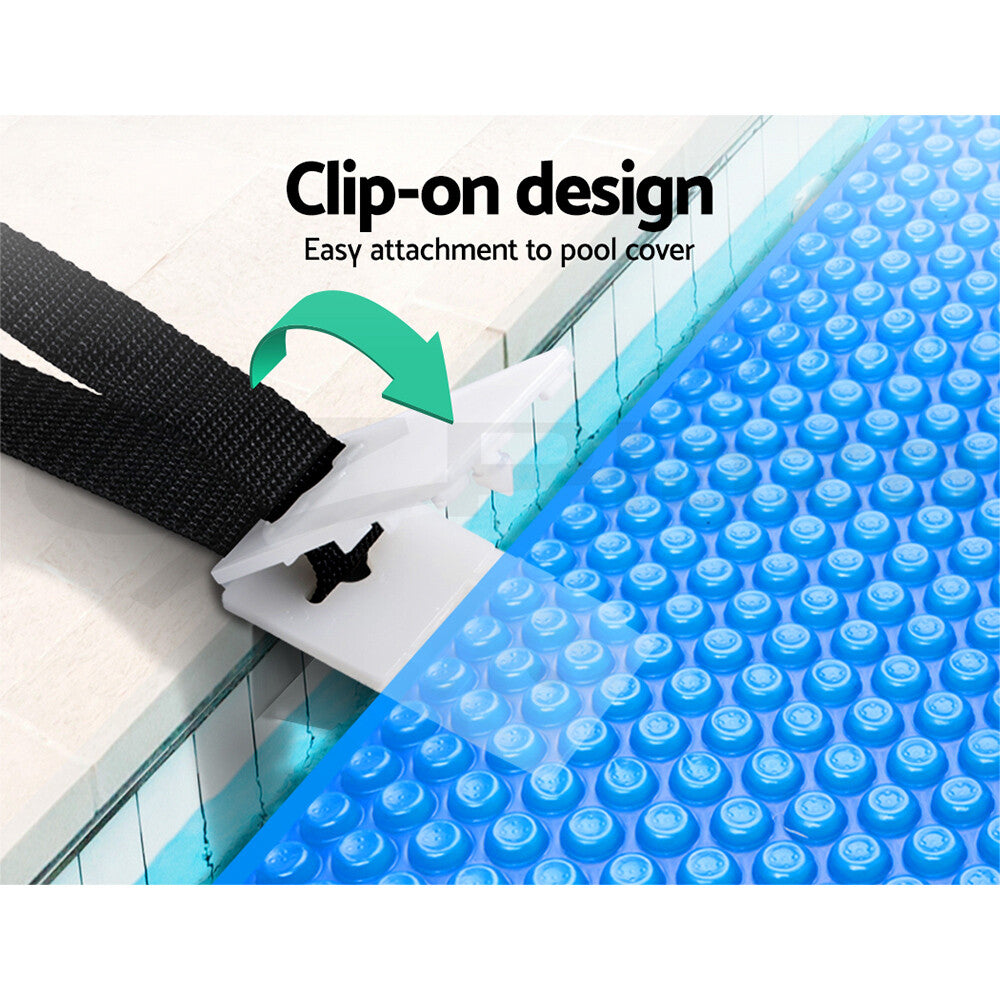8PCS Pool Cover Roller Attachment Straps Kit Solar Swimming