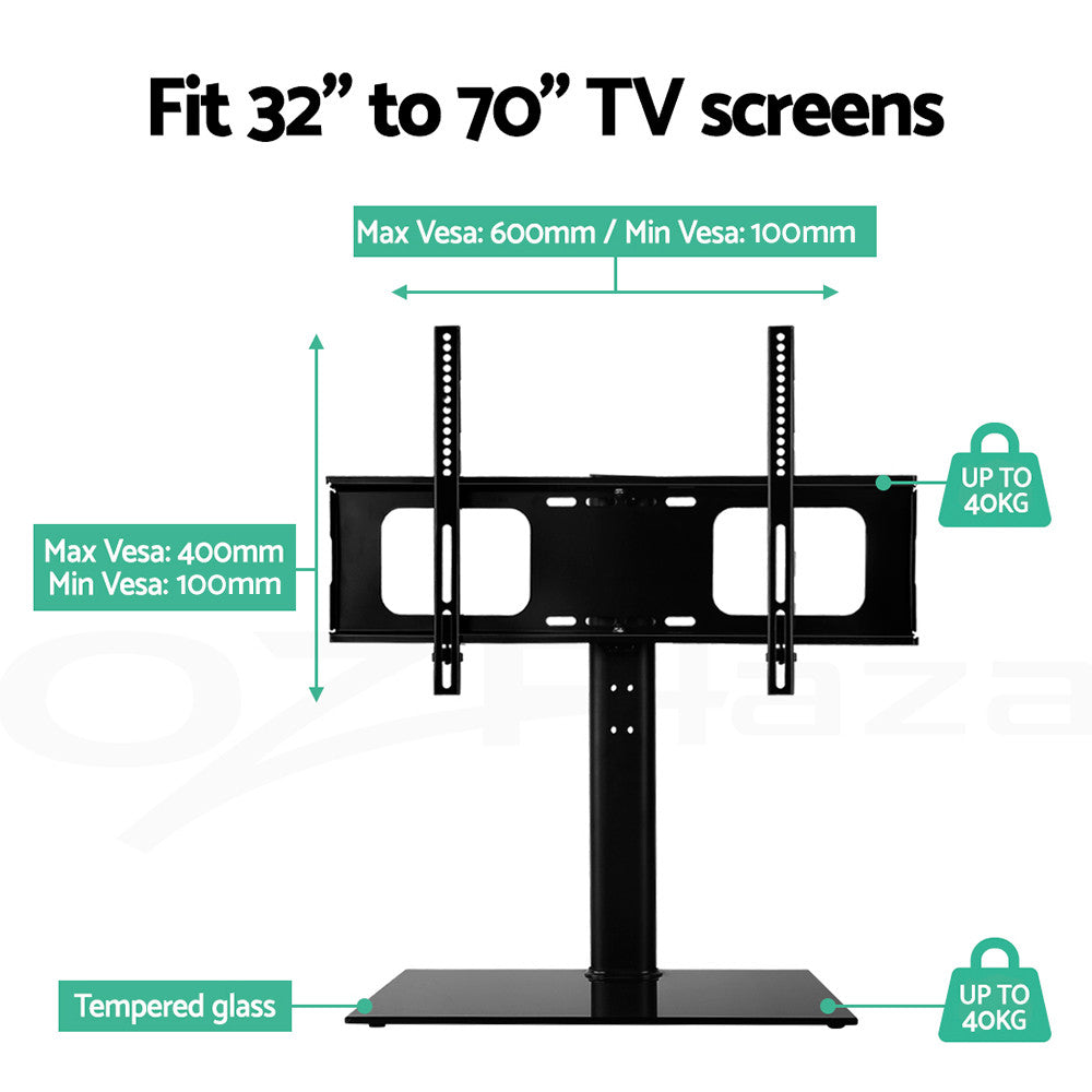 32–70" TV Stand Desktop Swivel Mount Bracket LED