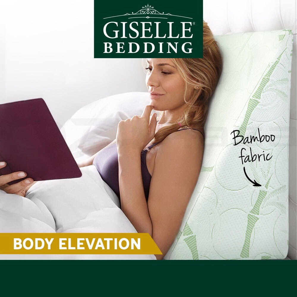 Bedding Memory Foam Wedge Pillow Bamboo Back Support