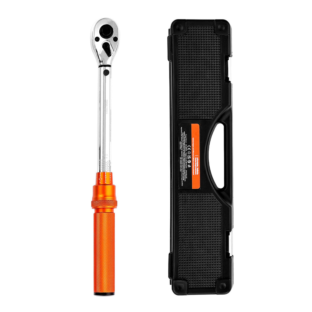 Uimoso 3/8 Inch Drive Torque Wrench Set, 5-60 N.m / 3.7-44.3 lbf.ft, 72-Tooth
