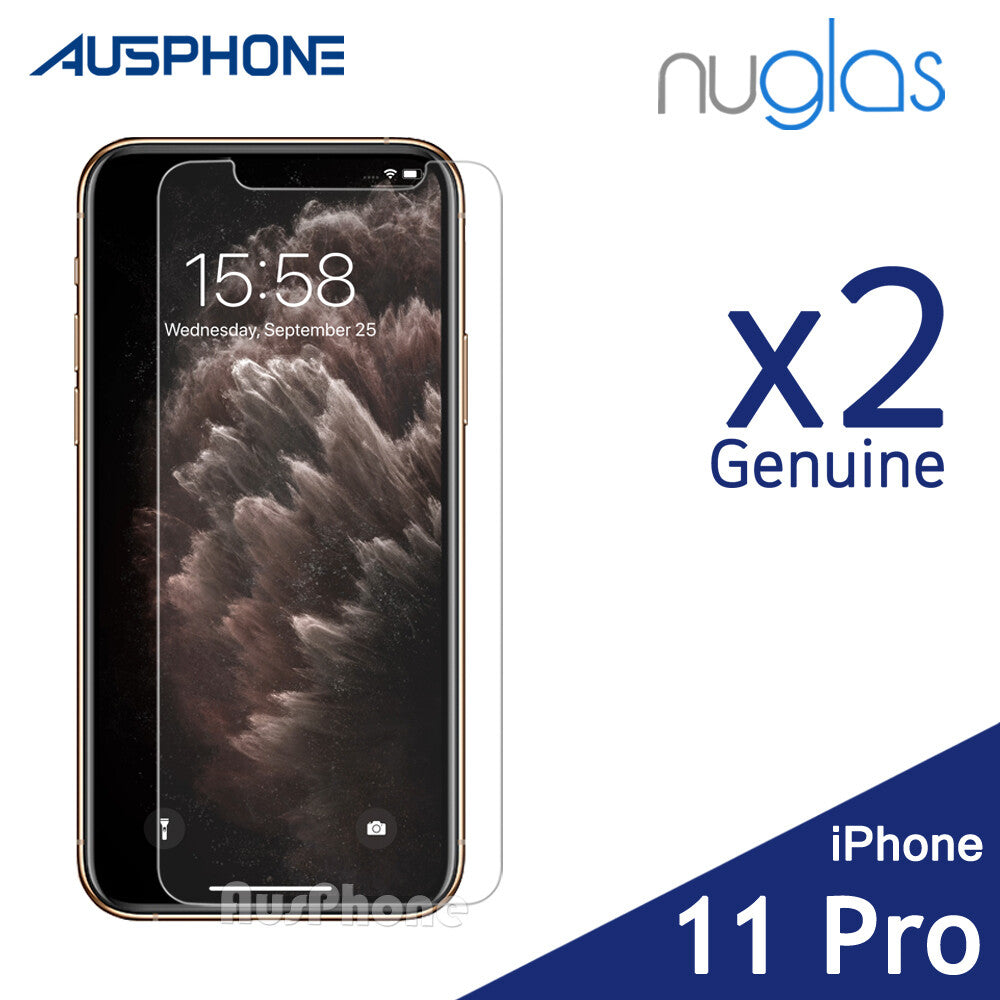 2x Tempered Glass Screen Protector for iPhone