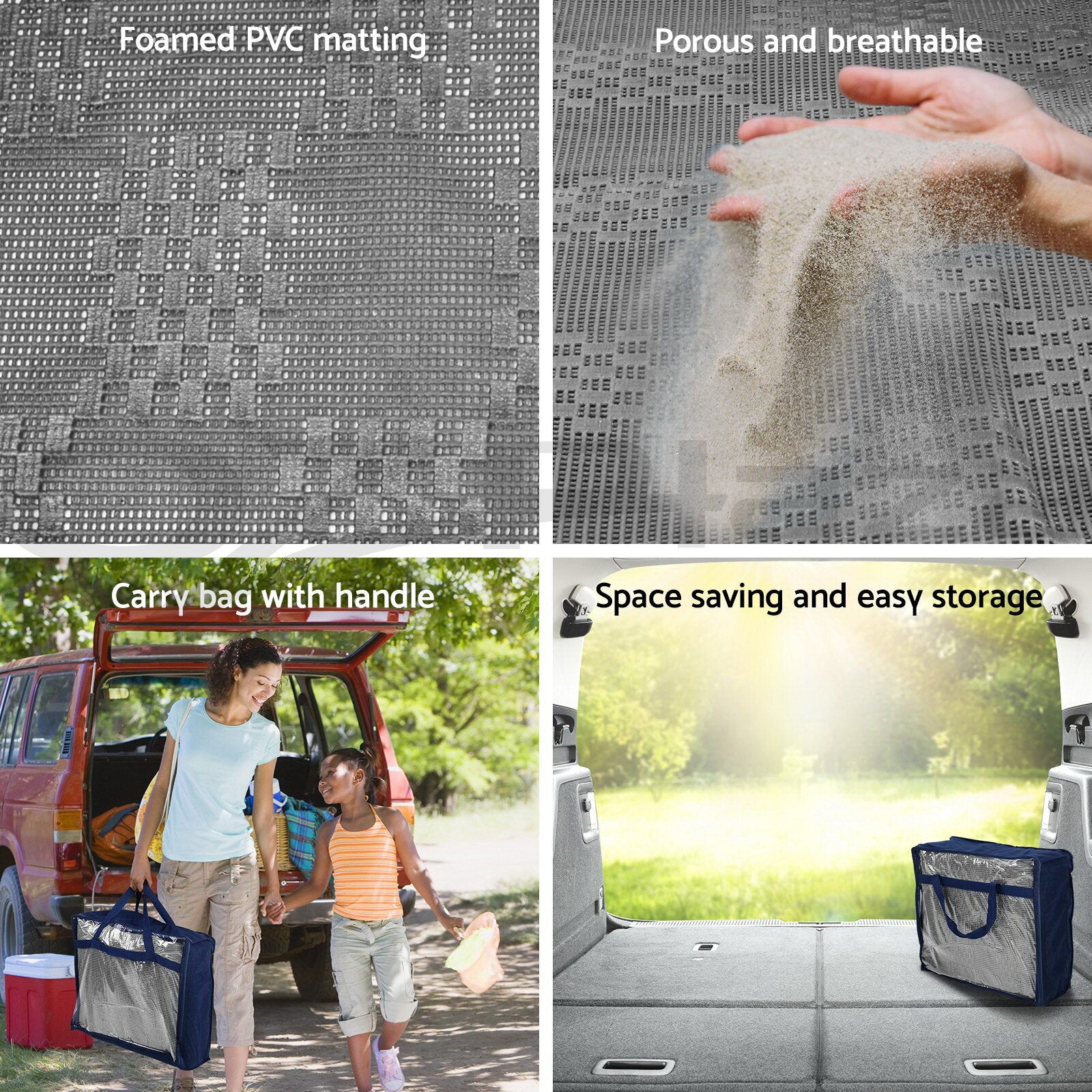 5x2.5M Annex Matting 600GSM Floor Mat Mesh Caravan Camping