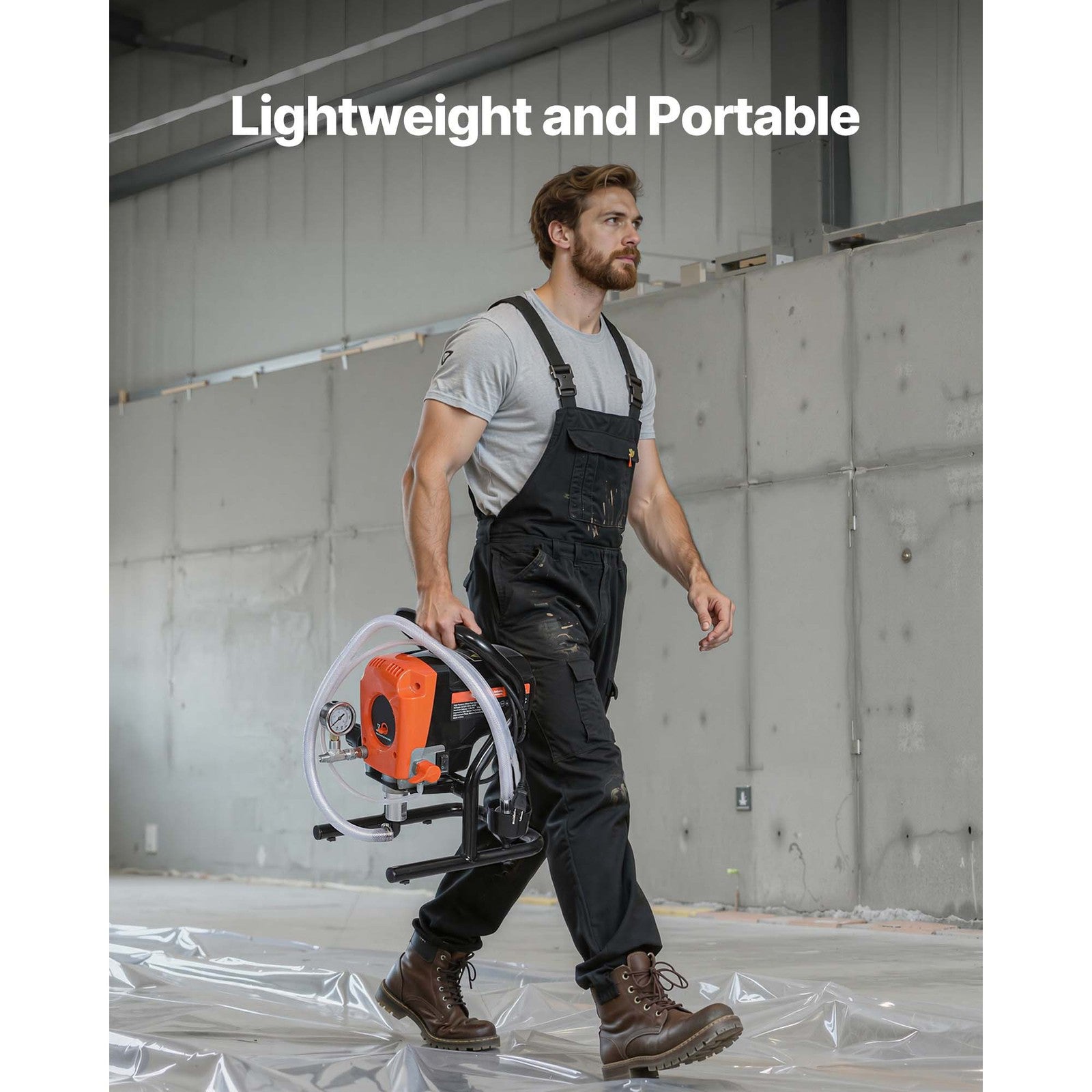 Uimoso Stand Airless Paint Sprayer 950W 3300PSI for Decks and Fences