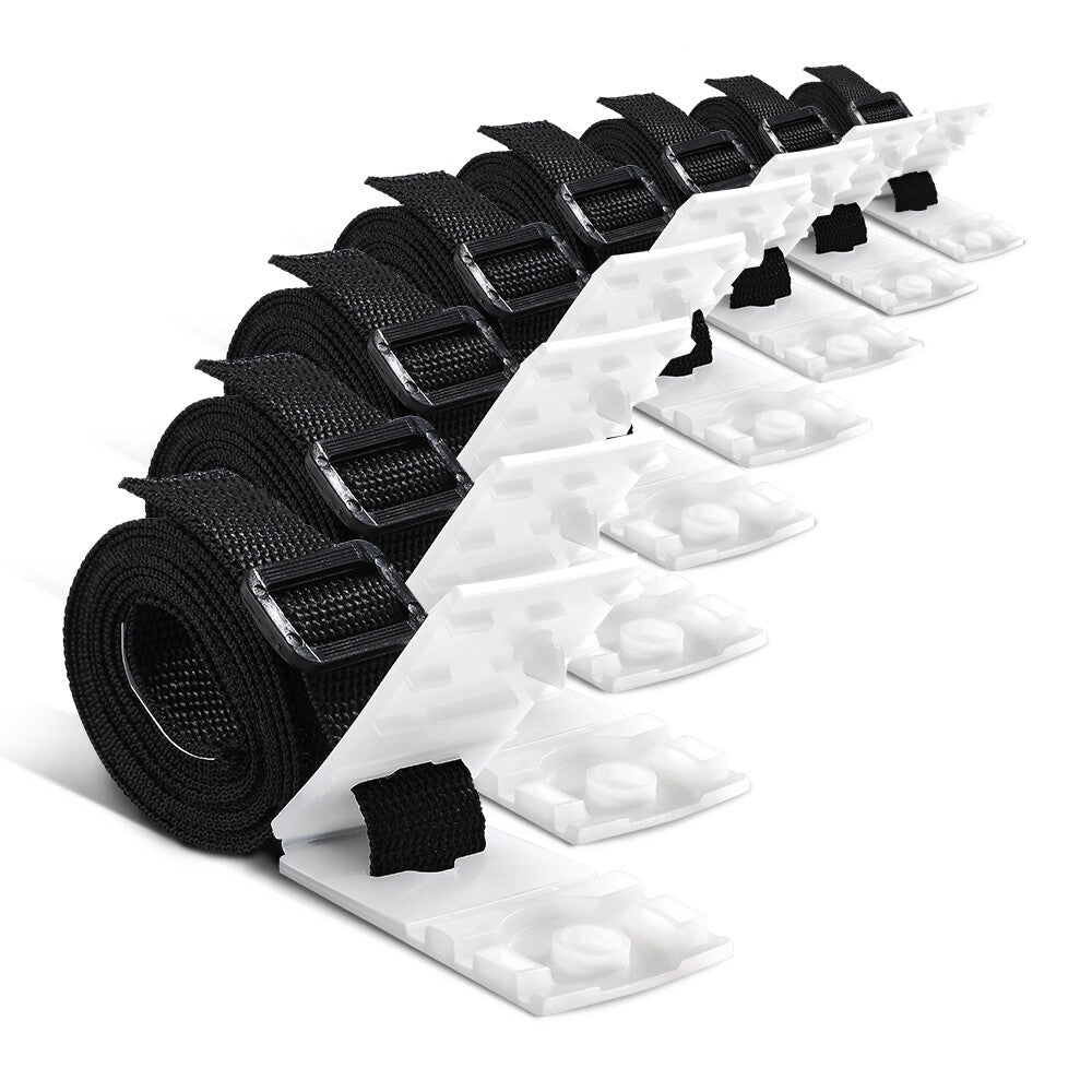 8PCS Pool Cover Roller Attachment Straps Kit Solar Swimming