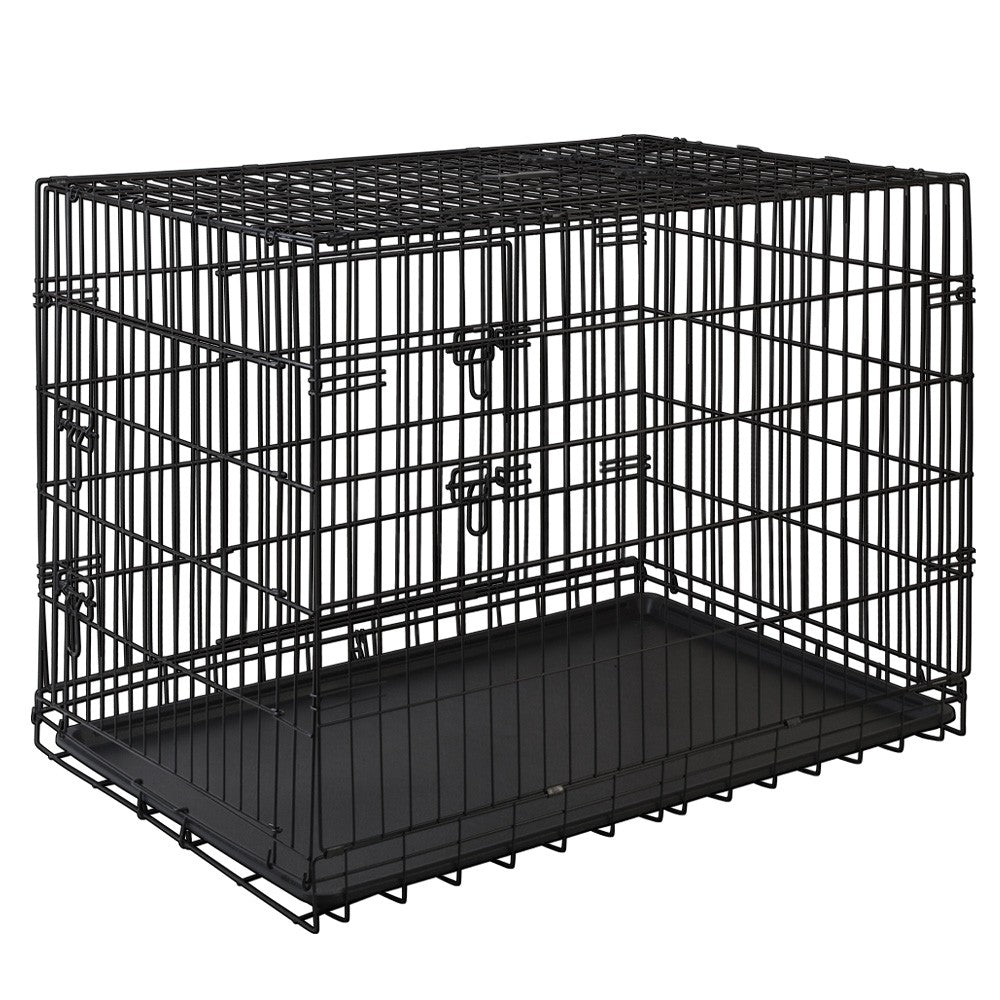 Dog Cage Crate Metal Kennel Cat Playpen Large 24–48"