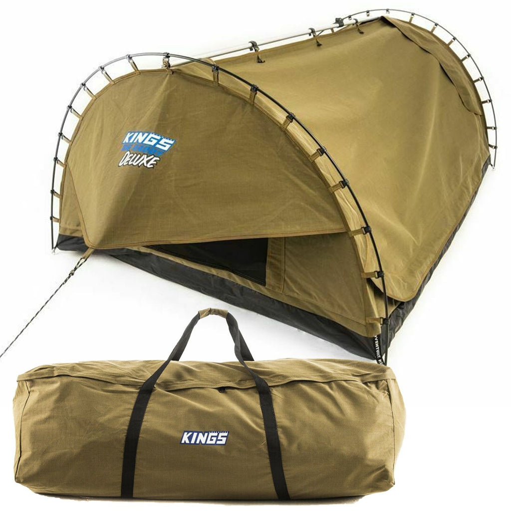 Adventure Kings Big Daddy Deluxe Double Swag Tent Mattress Optional Bag Bundles