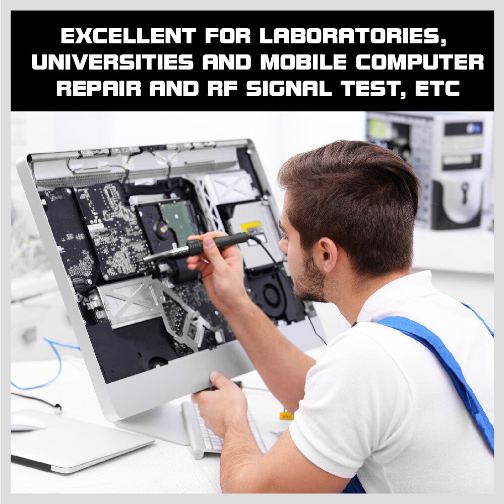 2-in-1 Soldering Station – Hot Air Gun & SMD Rework Iron