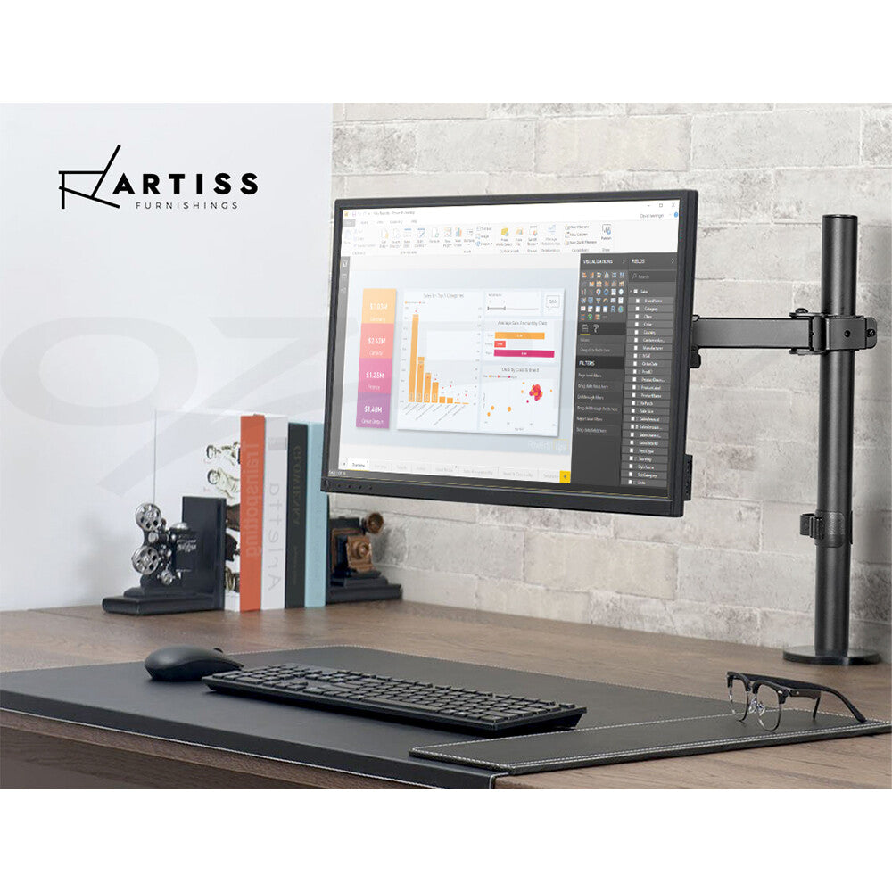 32'' Monitor Desk Mount Arm Bracket Black