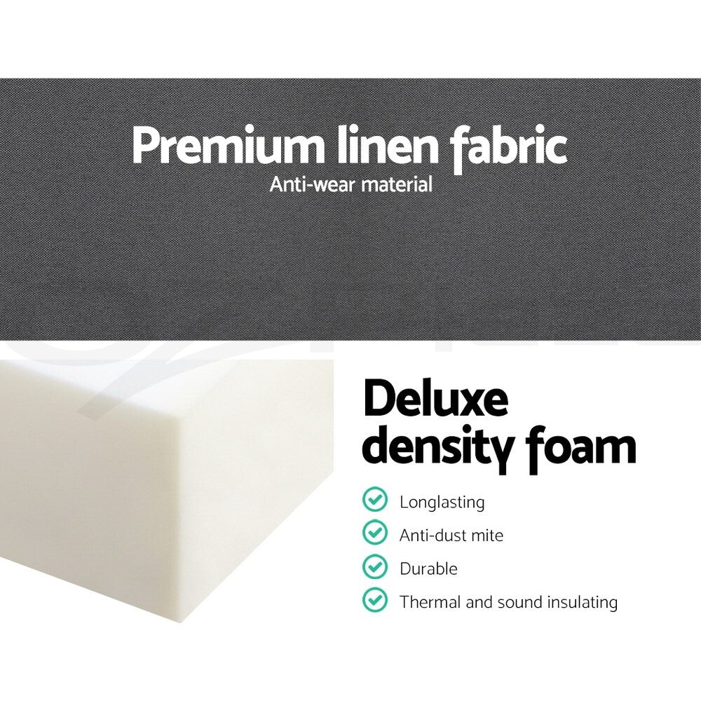 Foldable Foam Mattress Camping Double Grey