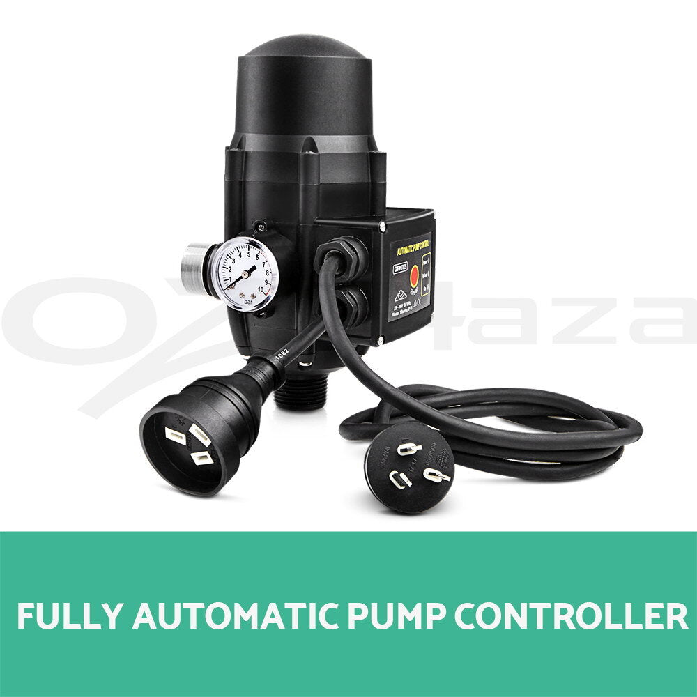 Electric Water Pressure Pump Controller Auto Switch Black
