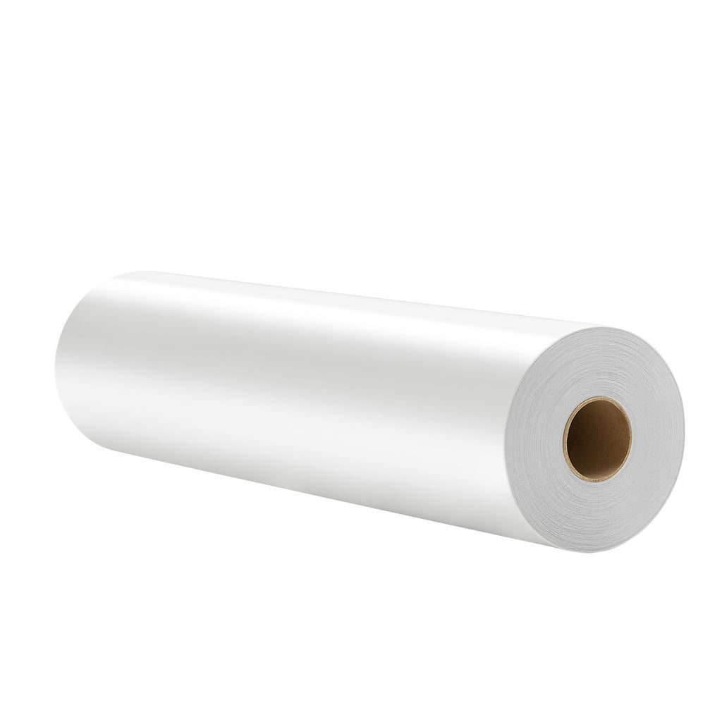 Uimoso Heat Transfer Vinyl Roll 12inx50ft Glossy White for Iron-On Applications