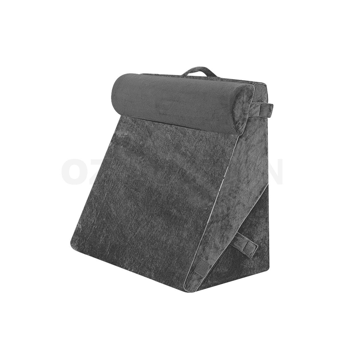 3PCS Wedge Pillow Set – Memory Foam Bed, Neck & Leg Support, Grey