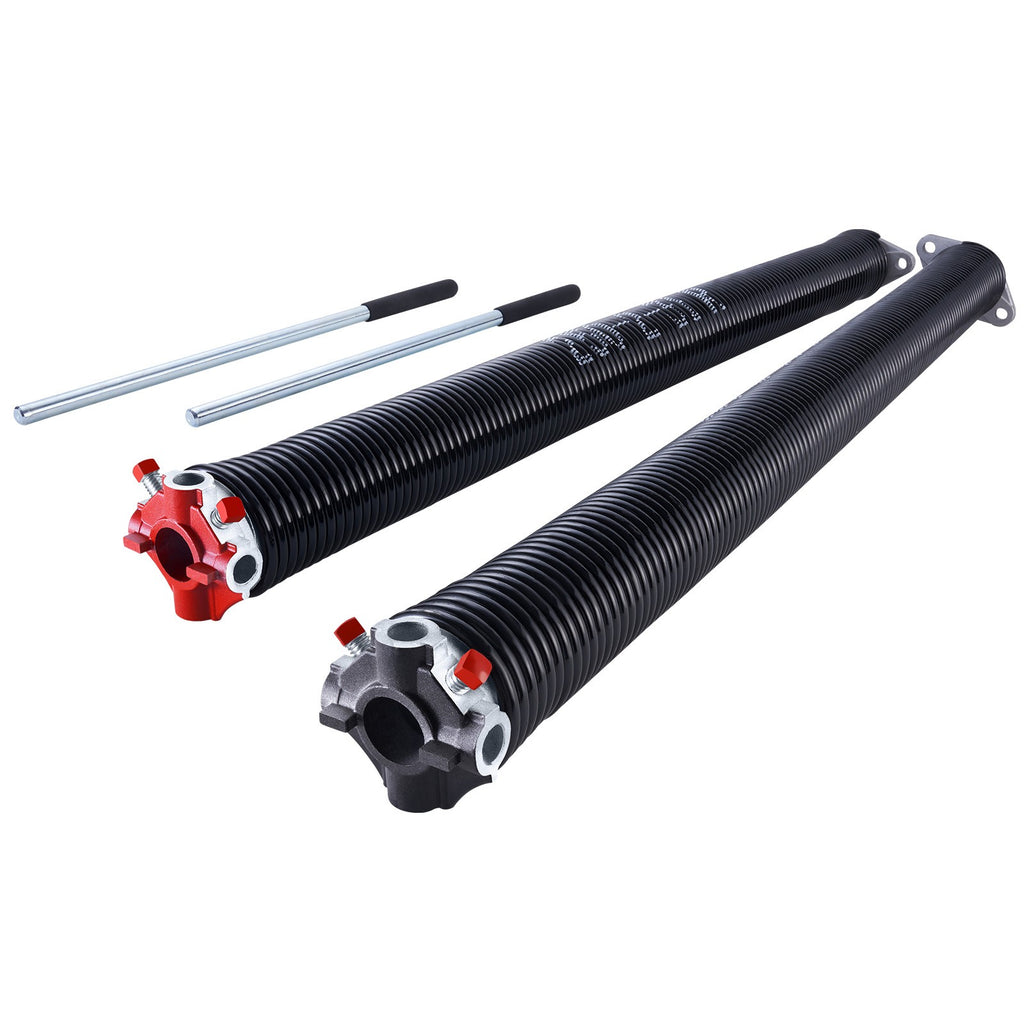 Uimoso Garage Door Torsion Springs Pair of 0.25 x 2 x 31 inch with Winding Bars