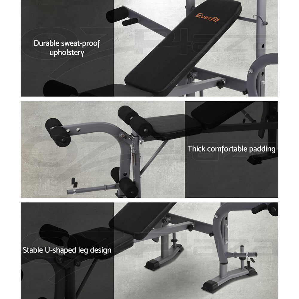 8-in-1 Adjustable Weight Bench Gym Equipment