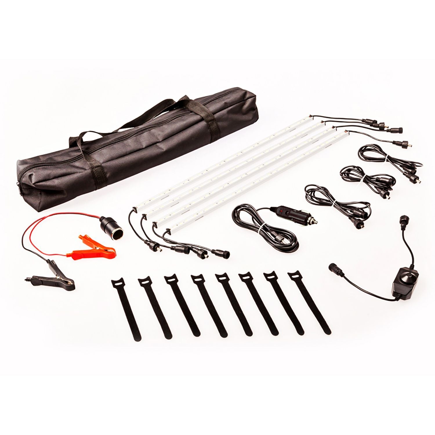 Adventure Kings 4 Bars LED Camp Light Kit Magnetic 500mm White Light Illuminator